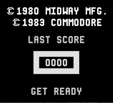 Wizard Of Wor — Title screen