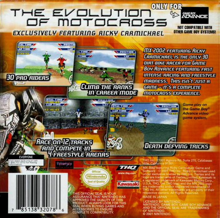 BMX Trick Racer — Box back