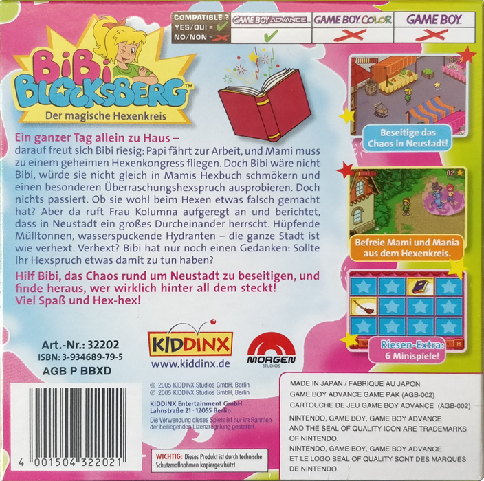 Bibi Blocksberg : Der Magische Hexenkreis — Box back