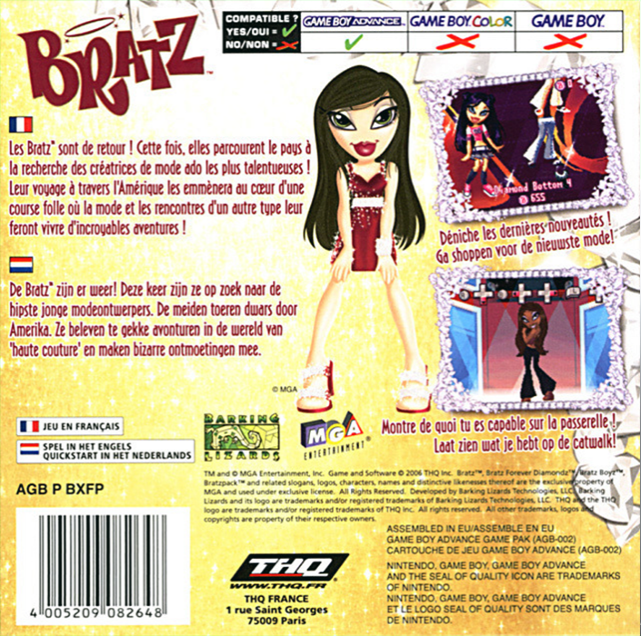 Bratz : Forever Diamondz — Box back