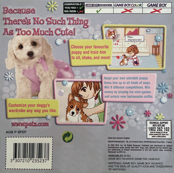 Dogz : Fashion — Box back