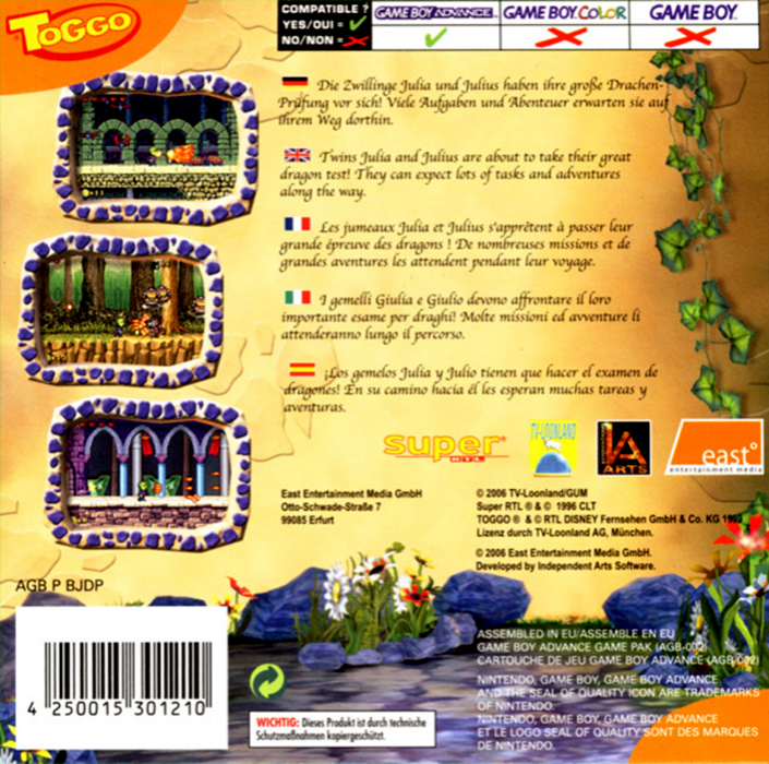 Dragon's Rock — Box back
