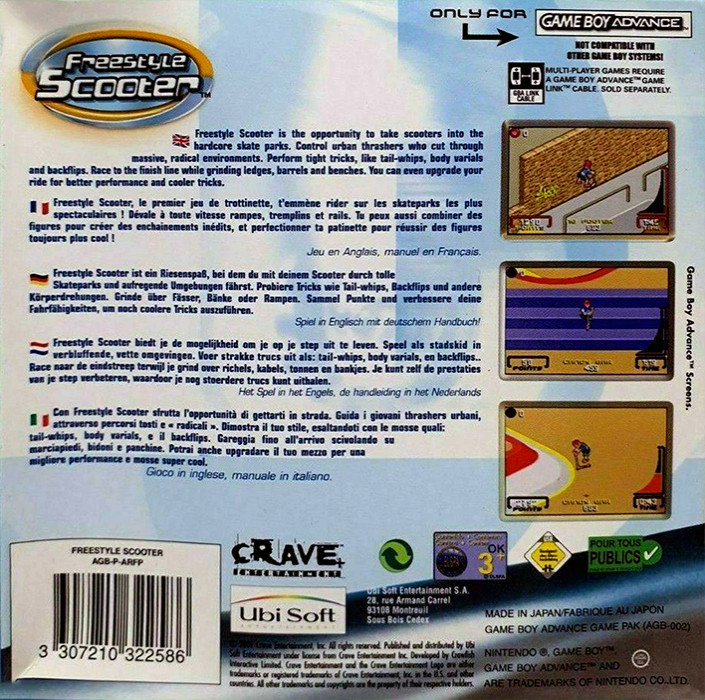 Freestyle Scooter — Box back