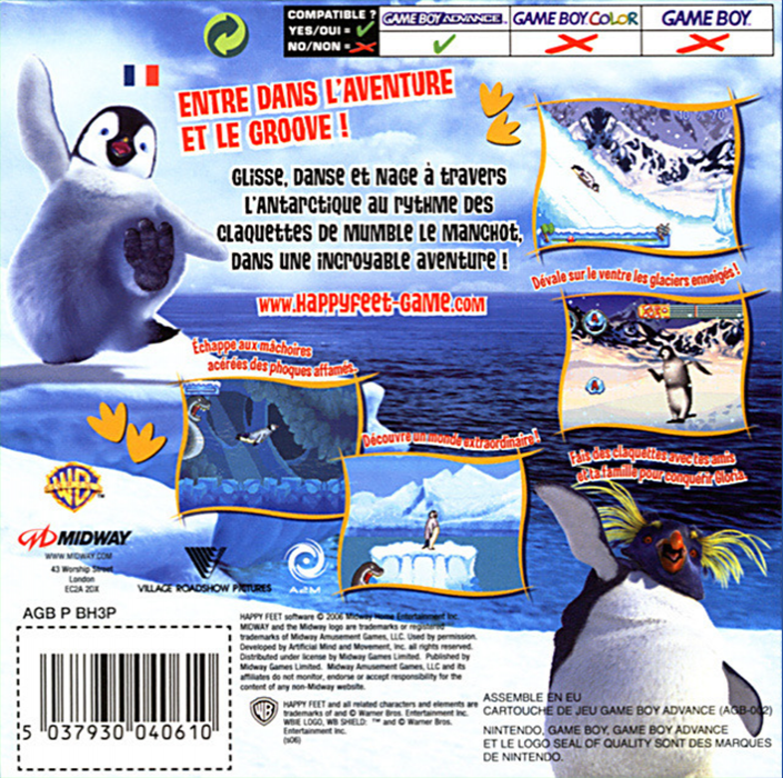 Happy Feet — Box back