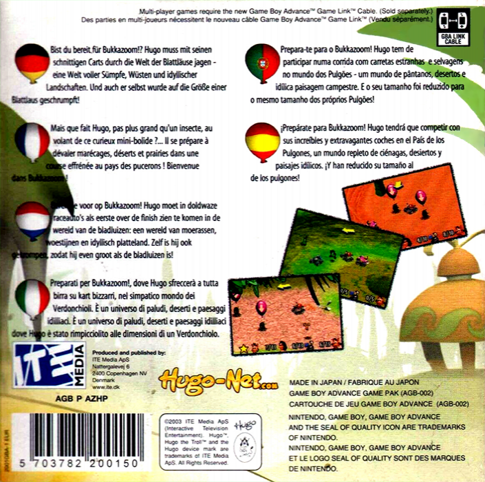 Hugo : Bukkazoom! — Box back