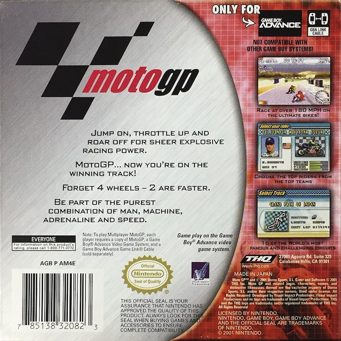 Moto GP — Box back