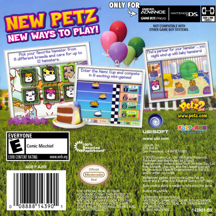 Petz : Hamsterz Life 2 — Box back