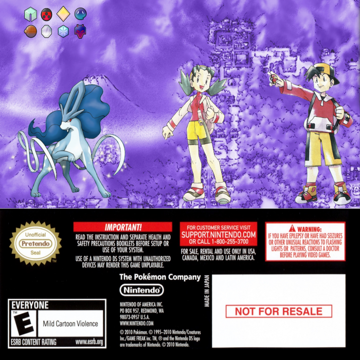 Pokemon : Crystal Shards — Box back