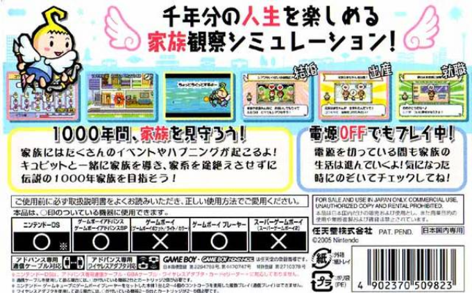 Sennen Kazoku — Box back