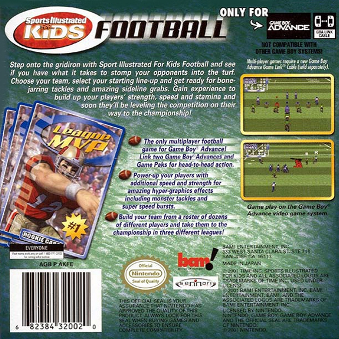 Sports Illustrated for Kids : Football — Box back
