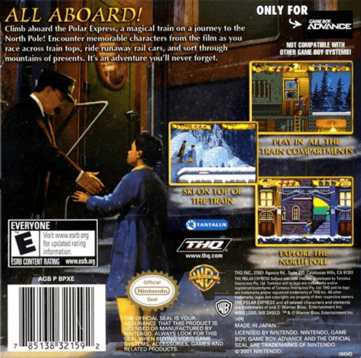 The Polar Express — Box back