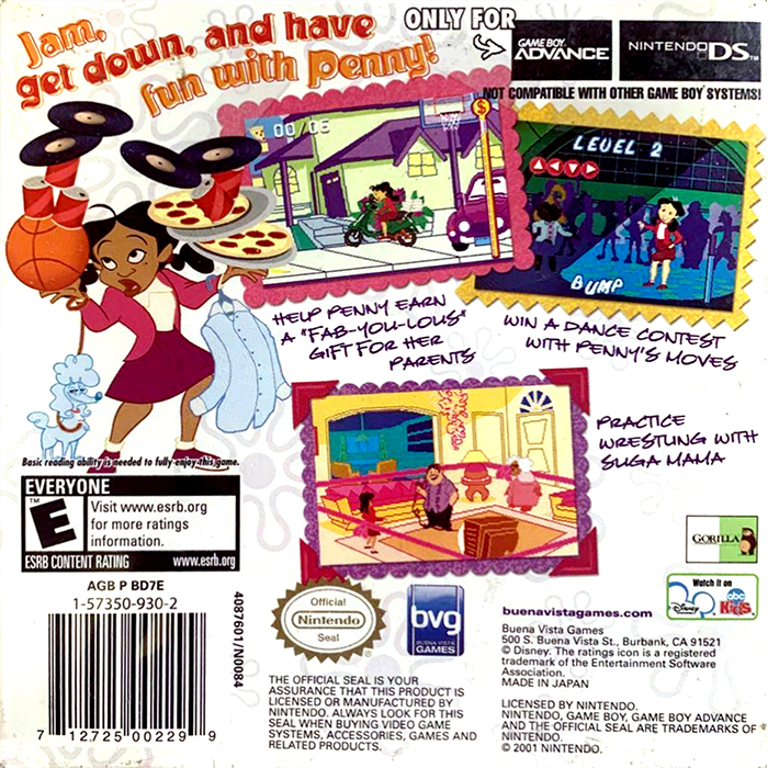 The Proud Family — Box back