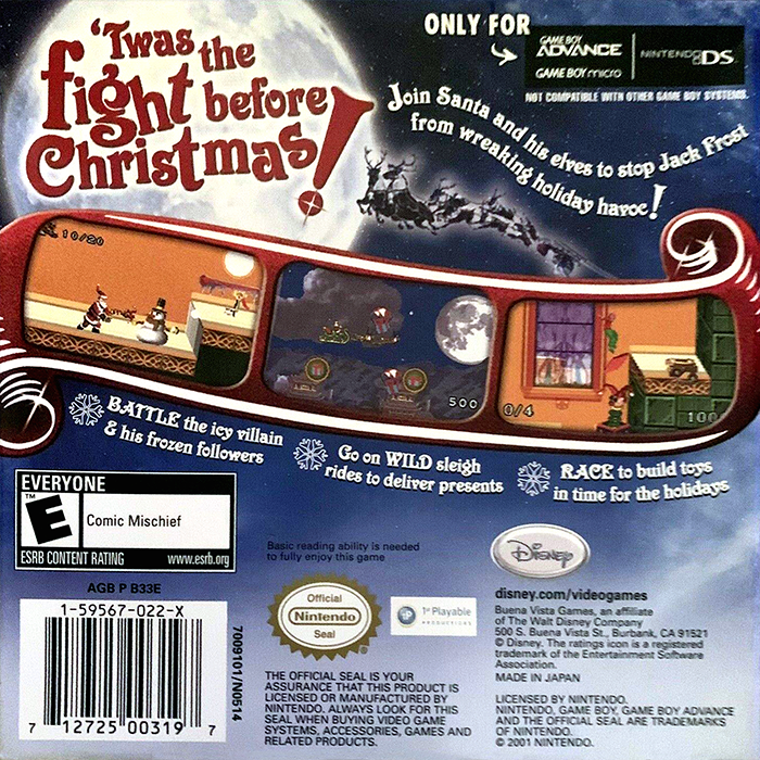 The Santa Clause 3 : The Escape Clause — Box back