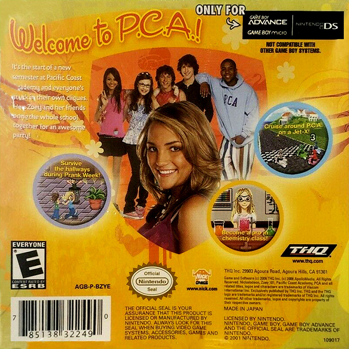 Zoey 101 — Box back