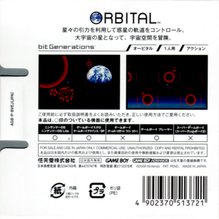 bit Generations : Orbital — Box back