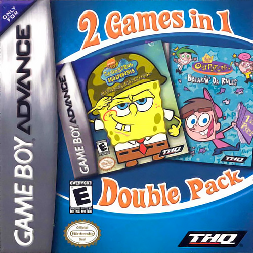2 Games In 1 - Double Pack - Spongebob Squarepants - Battle For Bikini Bottom + The Fairly Oddparents! - Breakin' Da Rules