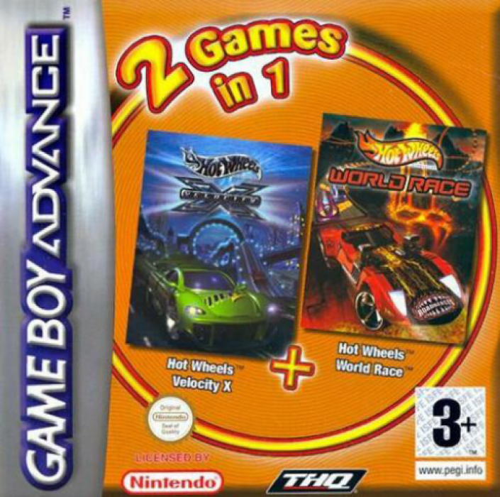 2 Games in 1 - Hot Wheels - Velocity X + Hot Wheel