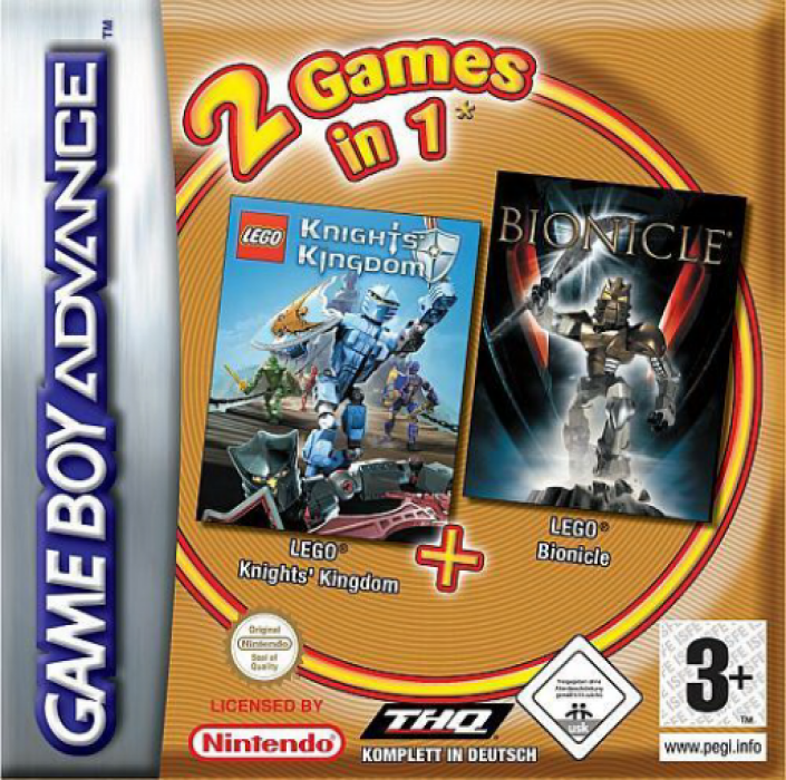 2 Games in 1 : Bionicle + Knights' Kingdom