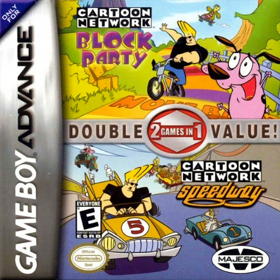2 Games in 1 : Cartoon Network Block Party + Cartoon Network Speedway