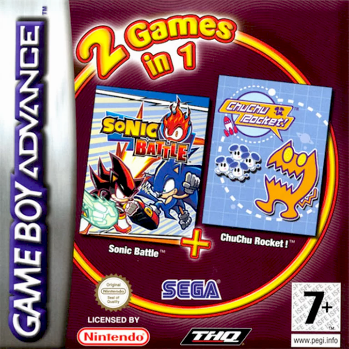 2 Games in 1 : Sonic Battle + ChuChu Rocket!