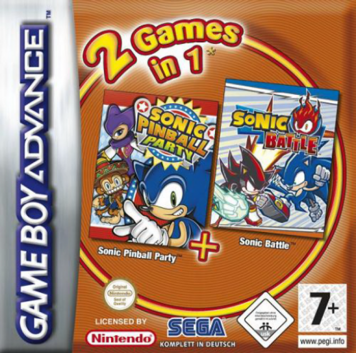 2 Games in 1 : Sonic Battle + Sonic Pinball Party