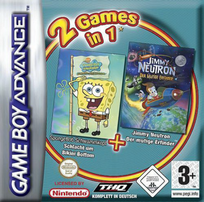 2 Games in 1 : SpongeBob SquarePants, Battle for B