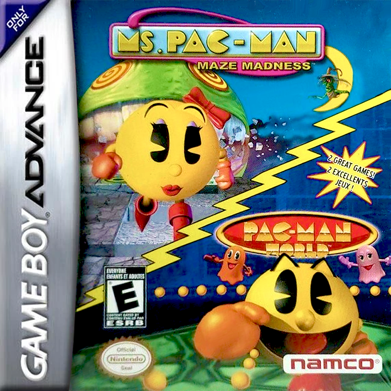 2 Great Games! : Pac-Man World + Ms. Pac-Man, Maze Madness