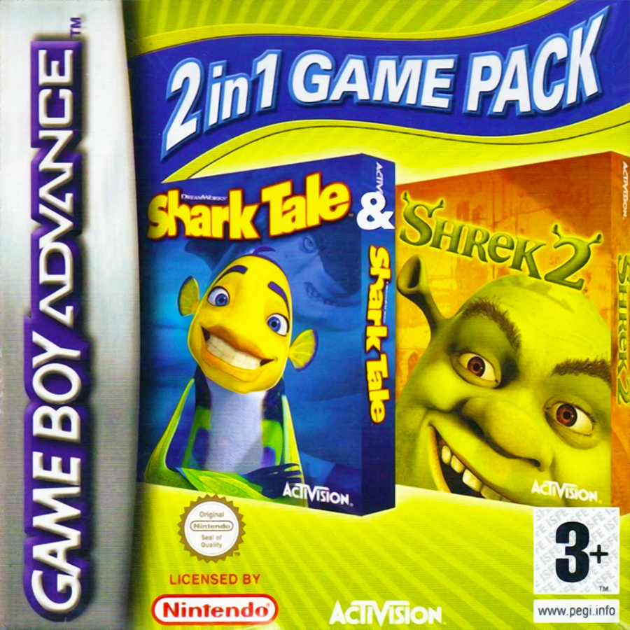 2 in 1 Game Pack : Shrek 2 & Shark Tale