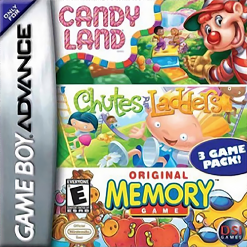 3 Game Pack! : Candy Land + Chutes and Ladders + Original Memory Game