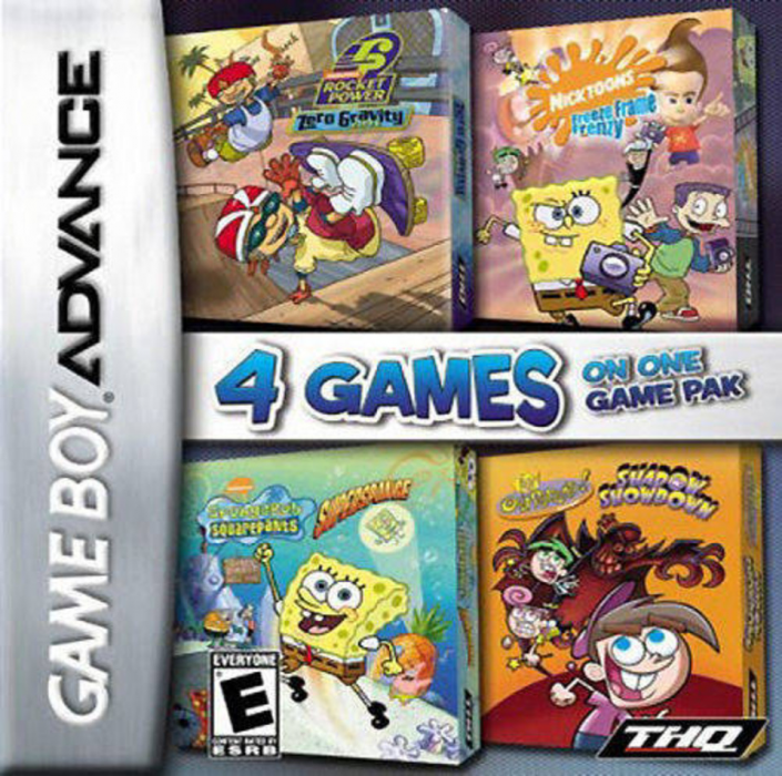 4 Games On One Game Pak - Nicktoons