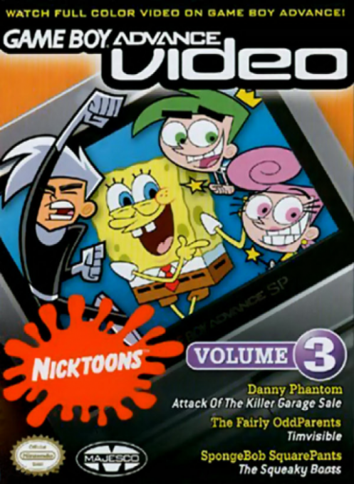 Game Boy Advance Video : Nicktoons, Volume 3