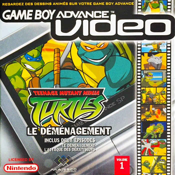Game Boy Advance Vidéo : Teenage Mutant Ninja Turtles, Le Déménagement