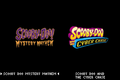 2 Games in 1 - Scooby-Doo and the Cyber Chase + Scooby-Doo! Mystery Mayhem — Title screen