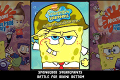 2 Games in 1 Double Pack - SpongeBob SquarePants - Battle for Bikini Bottom + Nicktoons - Freeze Frame Frenzy — Title screen
