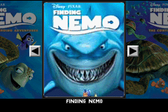 2 Games in 1 : Finding Nemo + Finding Nemo, The Co — Title screen