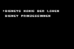 2 Games in 1 : The Lion King + Disney Princess — Title screen