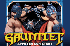 2 Games in One! : Gauntlet + Rampart — Title screen