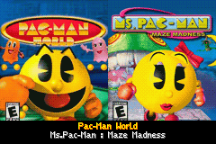 2 Great Games! : Pac-Man World + Ms. Pac-Man, Maze Madness — Title screen
