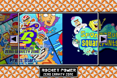 4 Games On One Game Pak - Nicktoons — Title screen