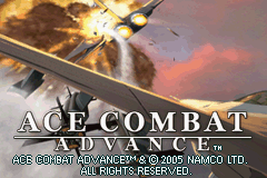 Ace Combat Advance — Title screen
