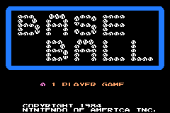 Advance Play Edition - Baseball — Title screen