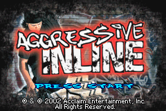 Aggressive Inline — Title screen
