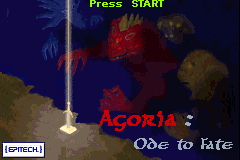 Agoria : Ode to Fate — Title screen