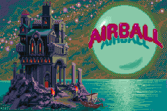 Airball — Title screen