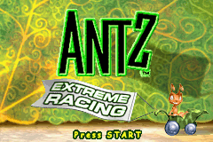 Antz : Extreme Racing — Title screen