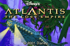 Atlantis : The Lost Empire — Title screen