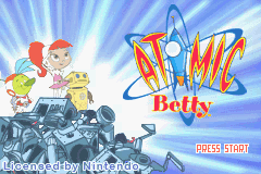 Atomic Betty — Title screen