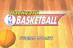 Backyard Basketball — Title screen
