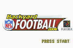 Backyard Football 2006 — Title screen