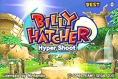 Billy Hatcher Hyper Shoot — Title screen